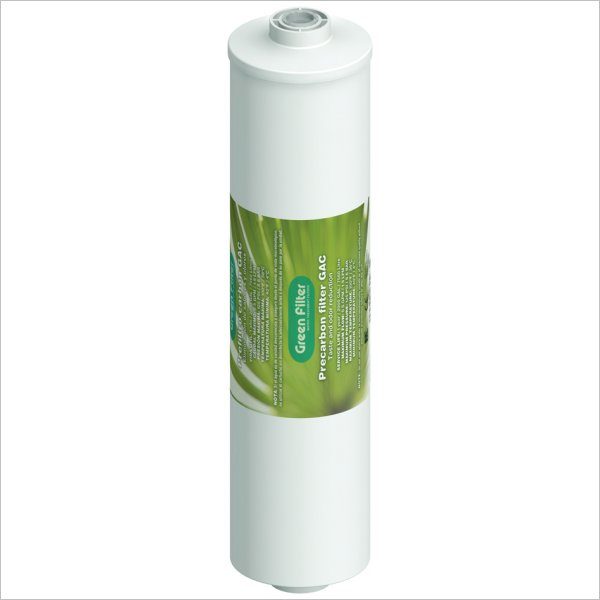 Cartouche en ligne pré-filtre Charbon actif granulaire Greenfilter -  Osmoseur domestique