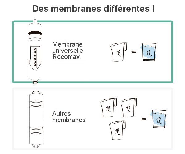 Pré Filtre Et Membrane Osmoseur Domestique .